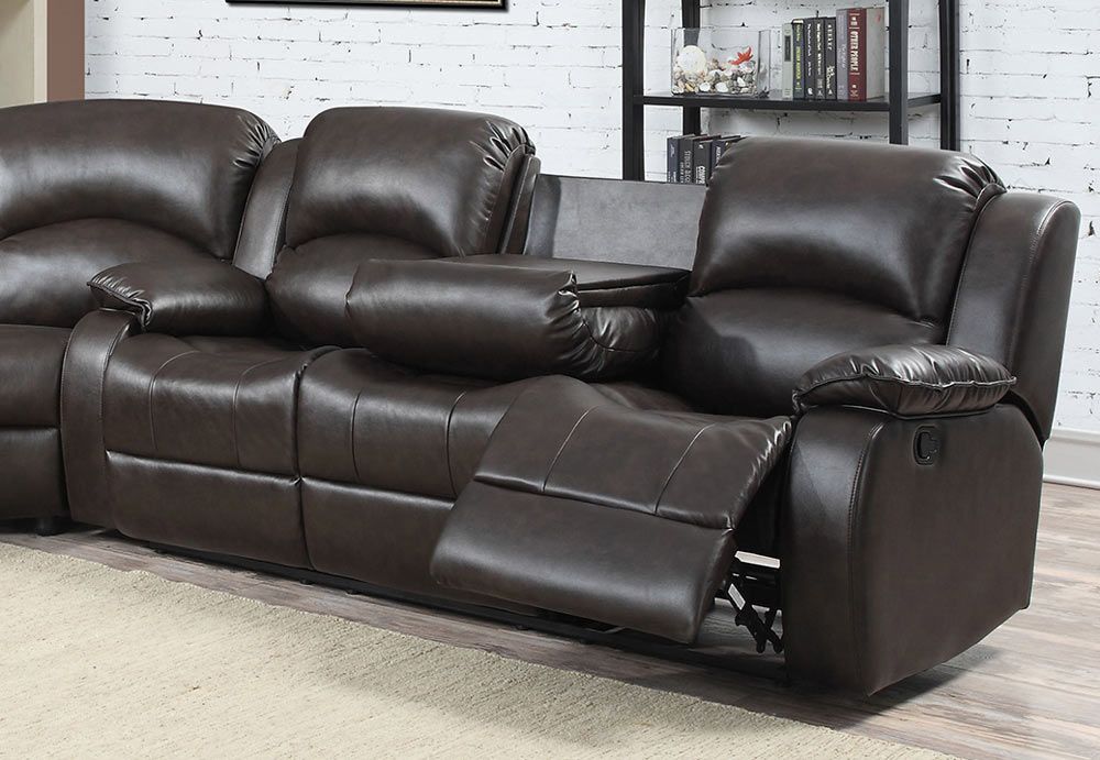 Samara Recliner Sofa With Drop Down Table,Samara Recliner Sectional With Console,Samara Recliner Love Seat With Console