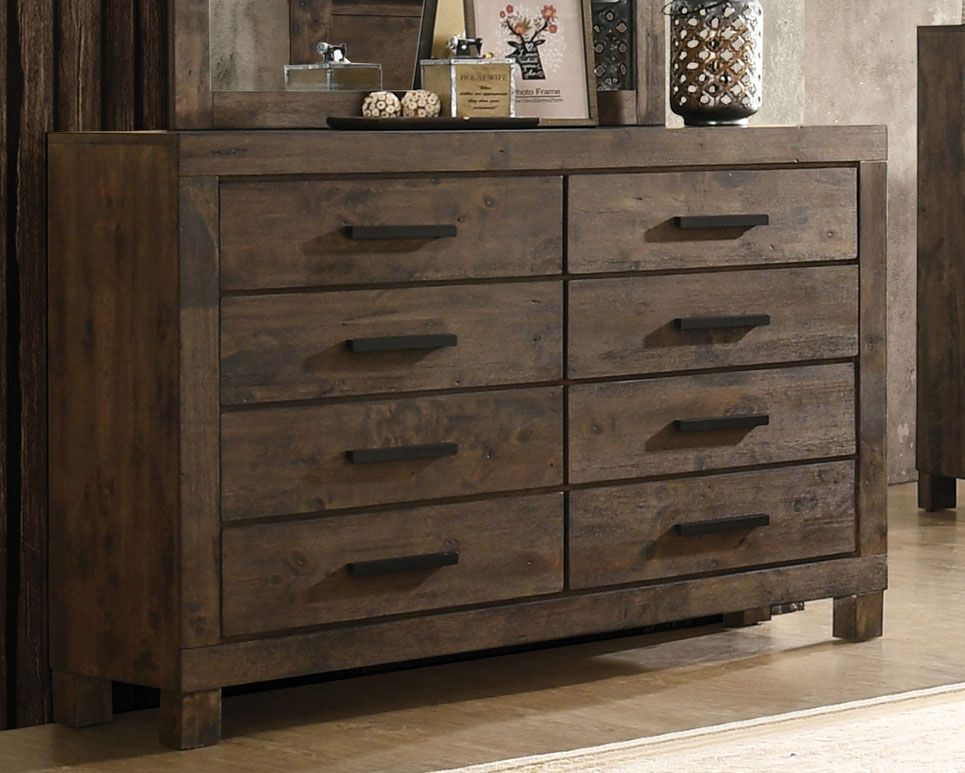 Sandra Rustic Brown Dresser