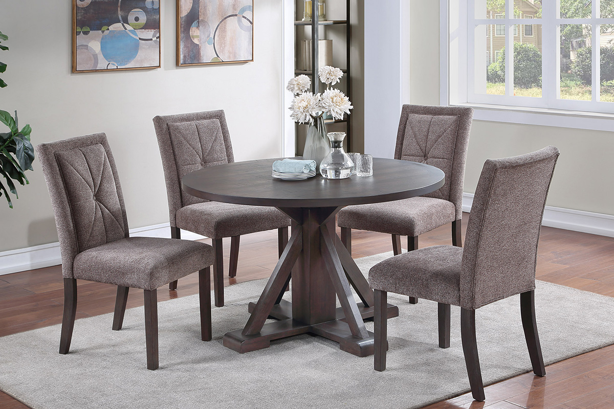 Sanford Round 5-Piece Dining Table Set