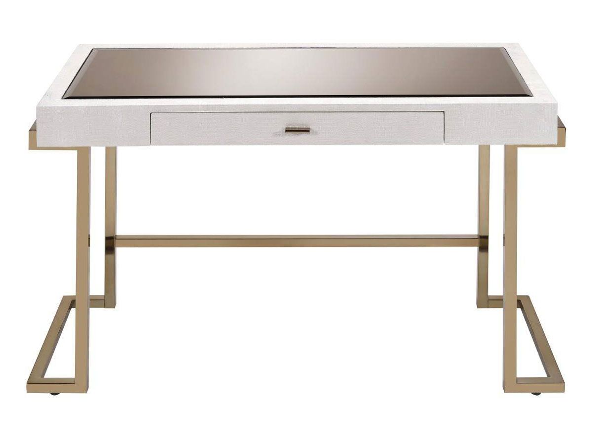 Shayla Desk With Gold Legs
