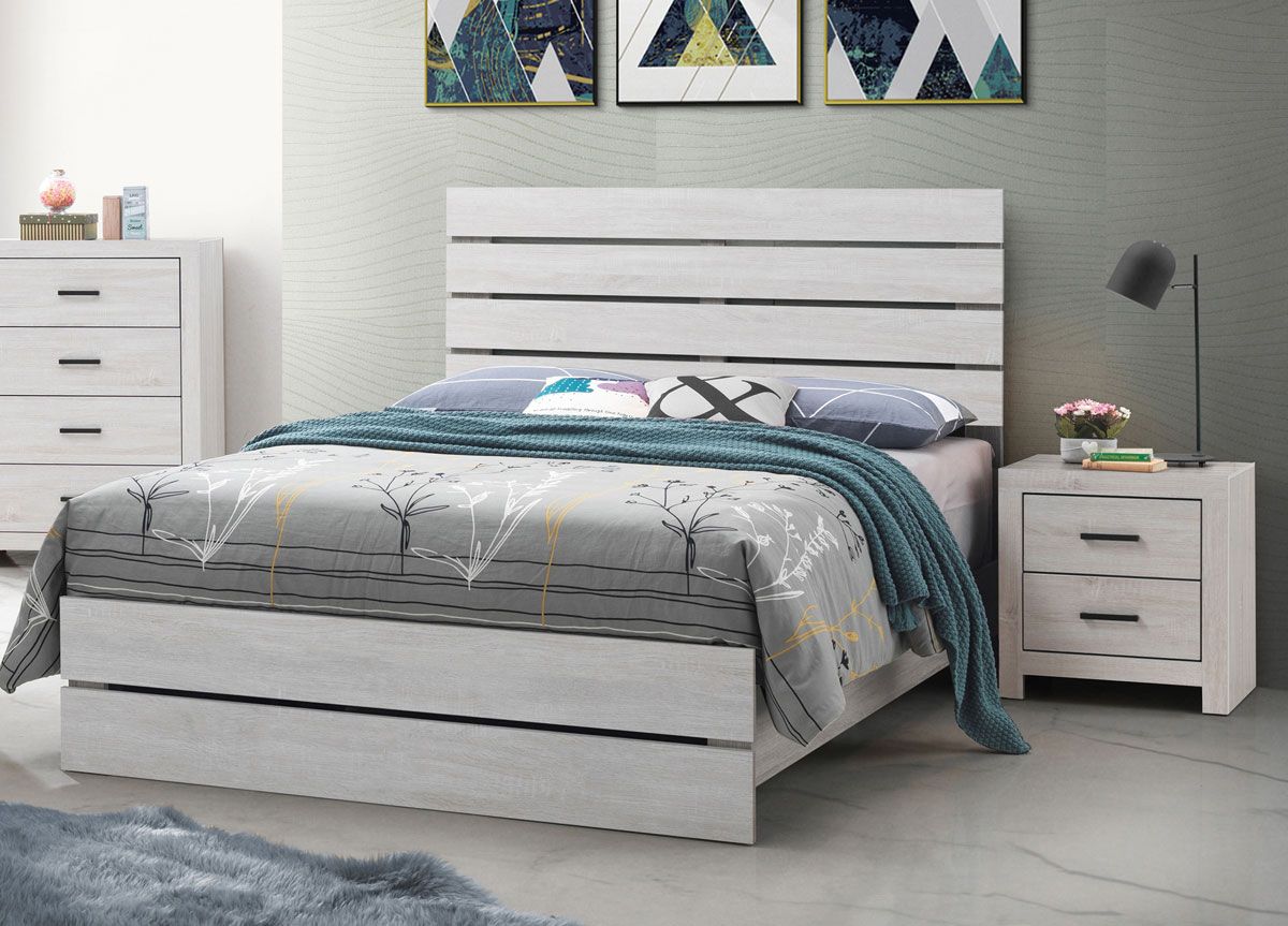 Scarlett Coated White Finish Bed