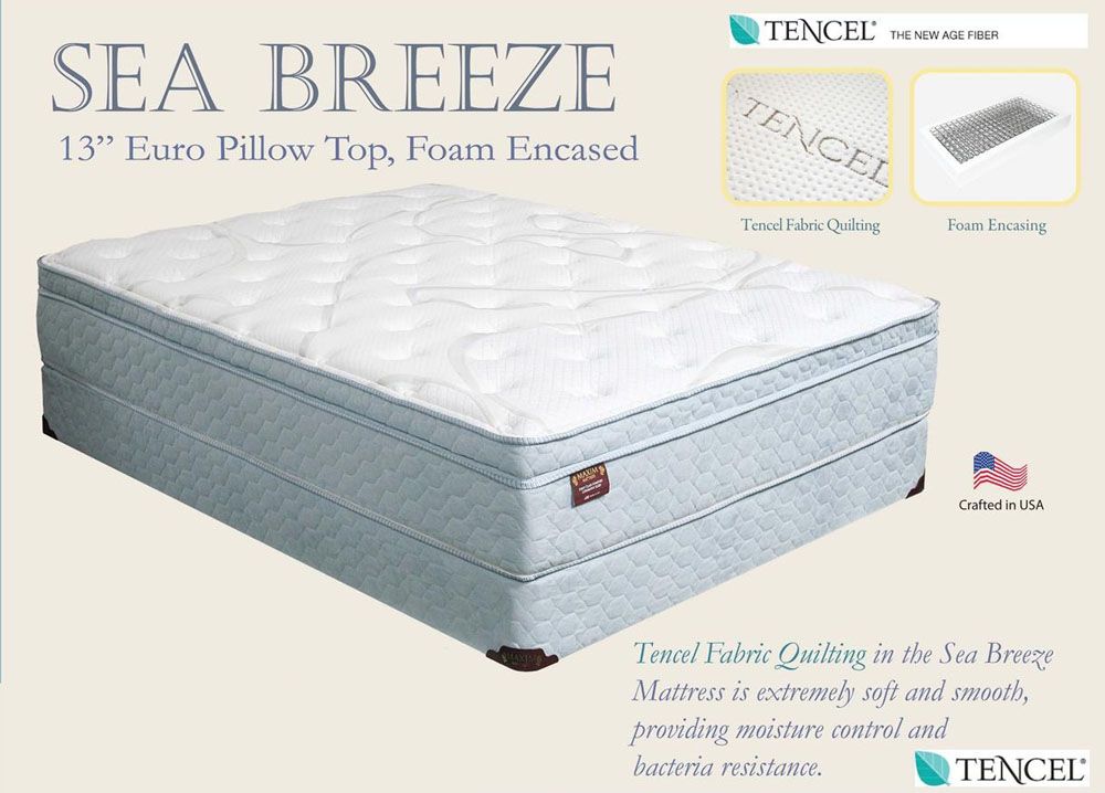 Sea Breeze Euro Pillow Top Mattress