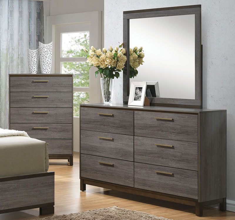 Seabrook Dresser With Mirror and Chest