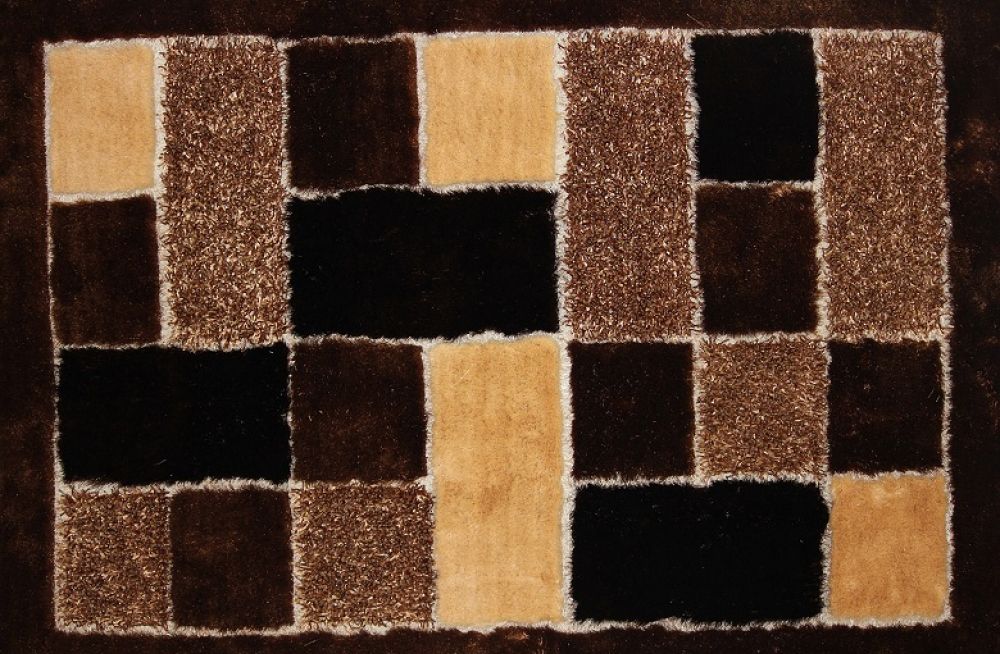 Shaggy Viscose 30 Brown Handmaid Rug