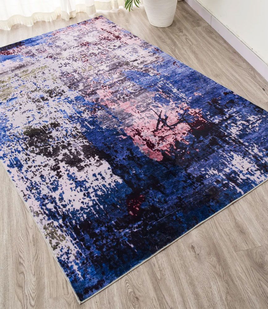 Shah 22 Navy Modern Rug