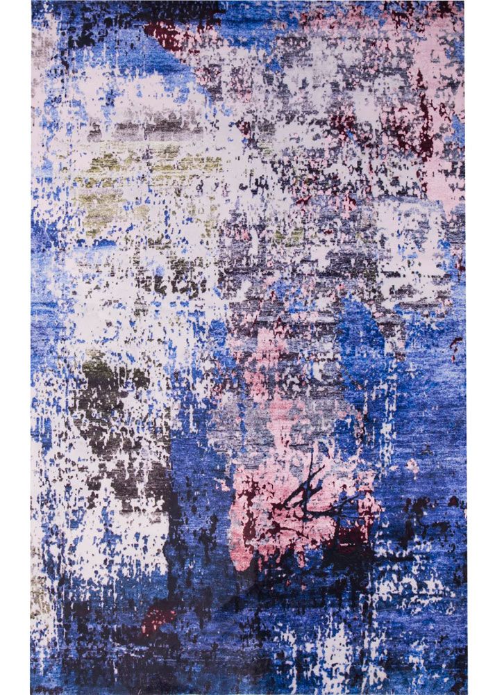 Shah 22 Navy Modern Area Rug