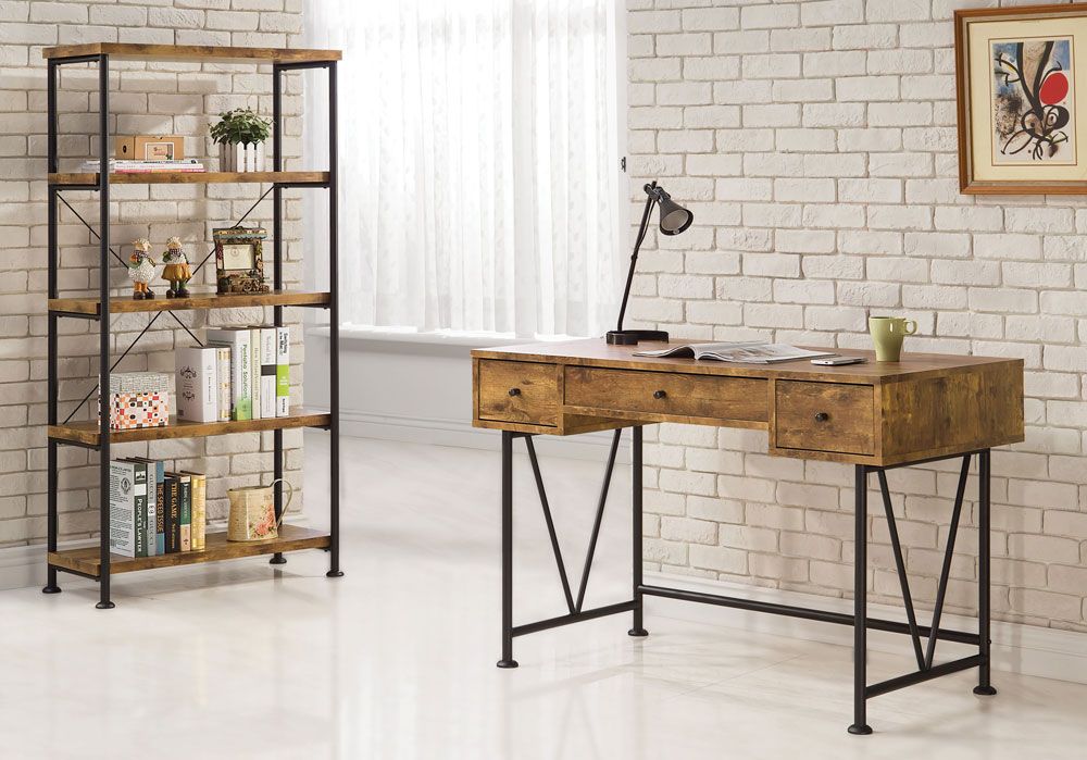 Shirley Industrial Style Writing Desk