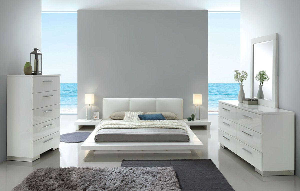 Shiro Modern Low Profile Platform Bed