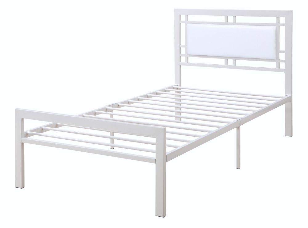 Sienna White Platform Youth Bed