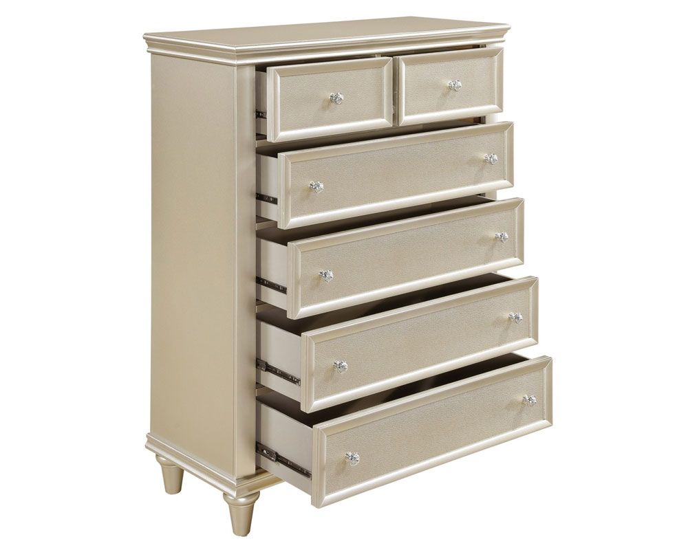 Silvert Silver Finish Chest