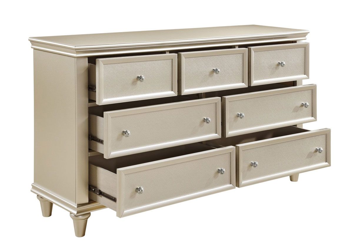 Silvert Silver Finish Dresser