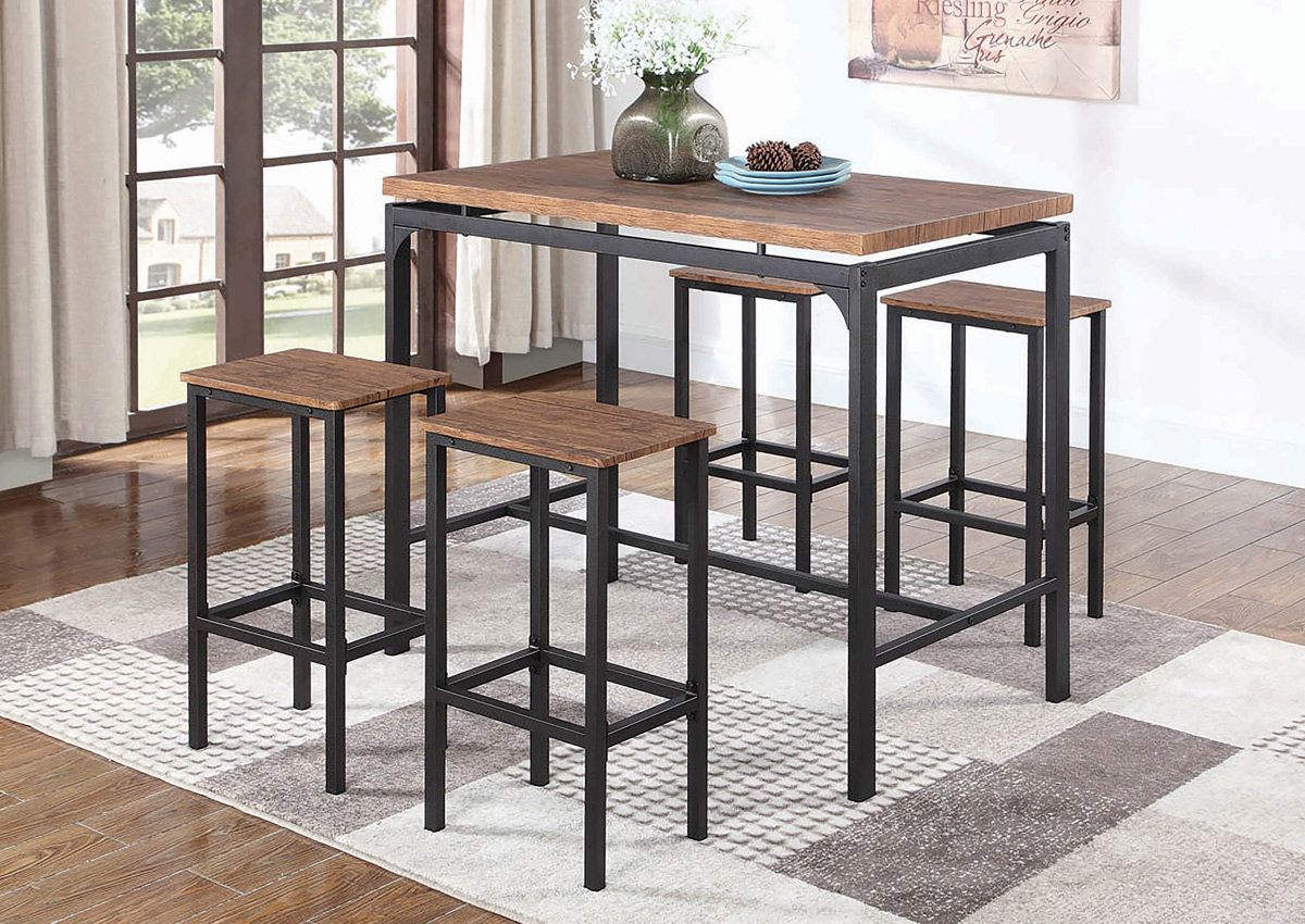 Slater 5-Piece Bar Table Set