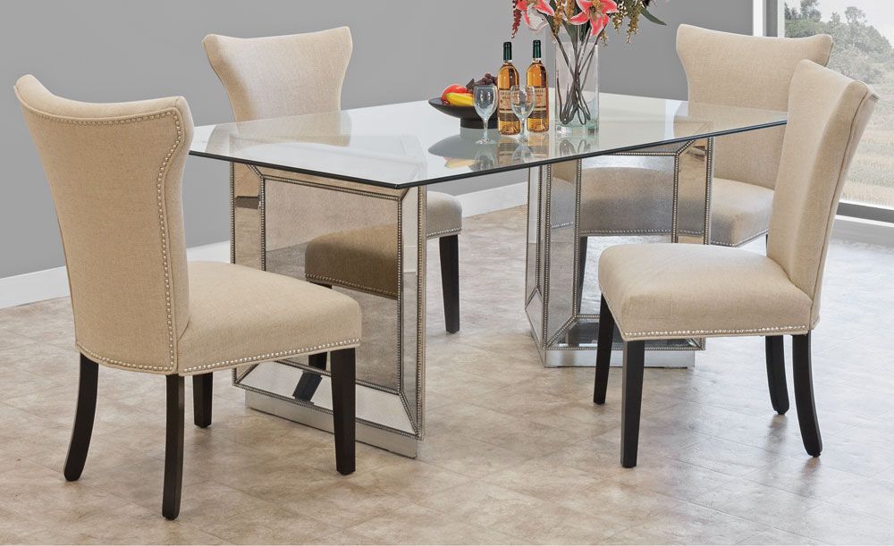 Sophia Mirrored Dining Table Collection