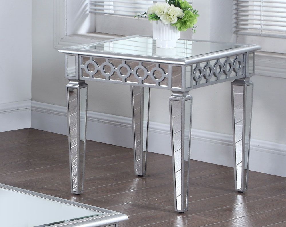 Sophie Mirrored End Table