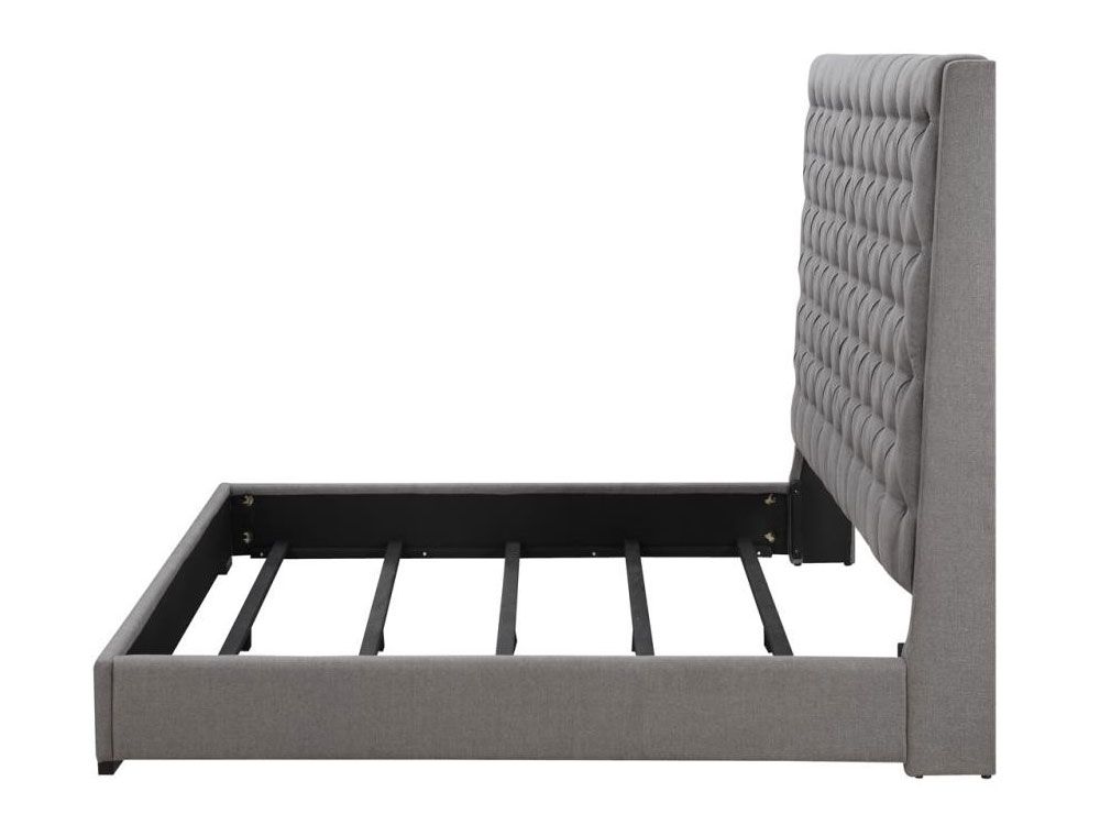 Soyler Grey Fabric Bed Farme