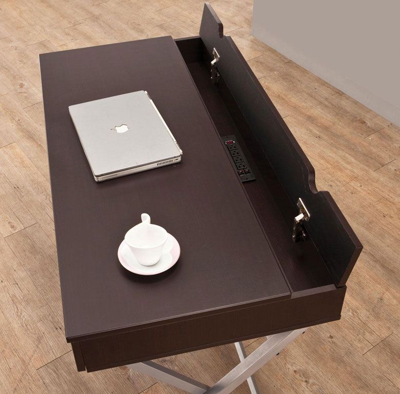 Space Desk With Power Outlet
