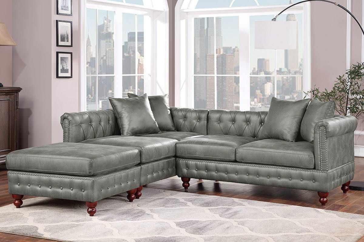 Stacy Tufted Sectional Sofa