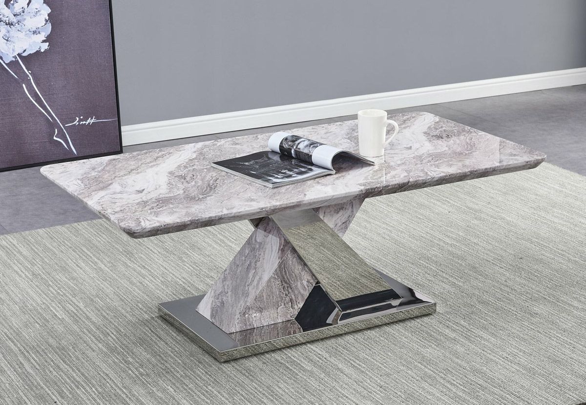 Stanford Faux Marble Coffee Table