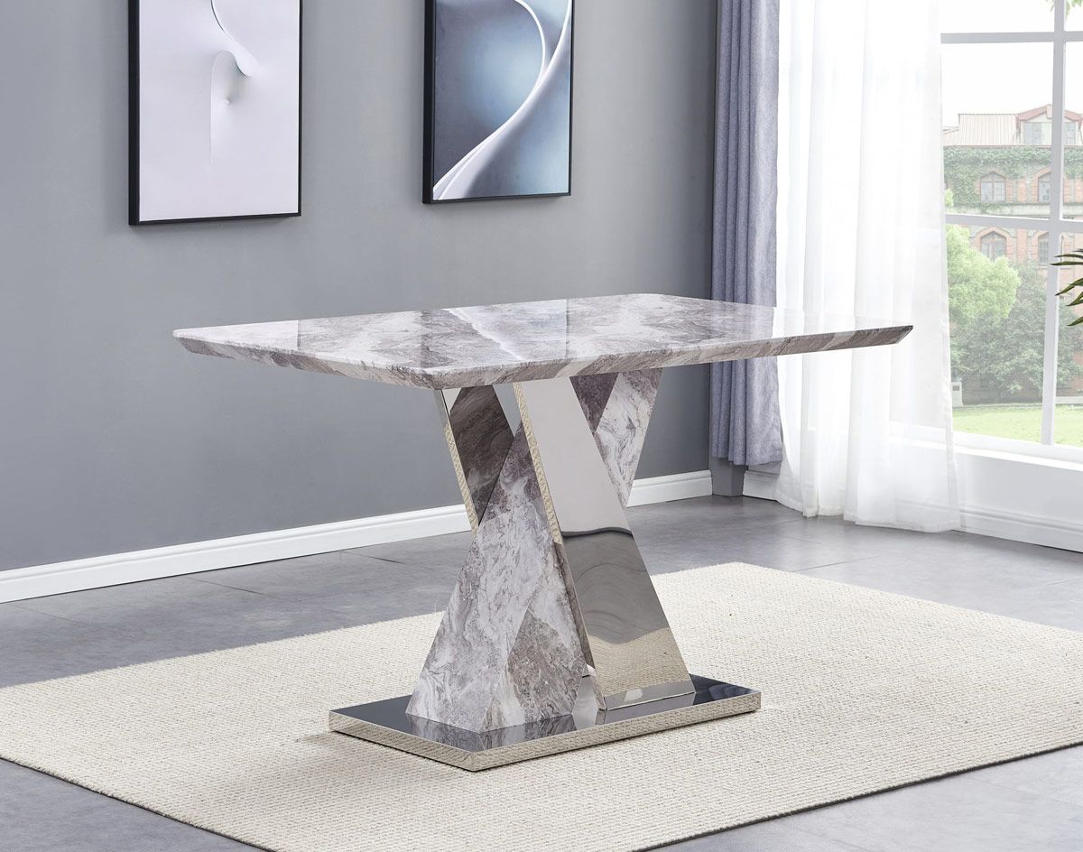 Stanford Faux Marble Counter Height Table