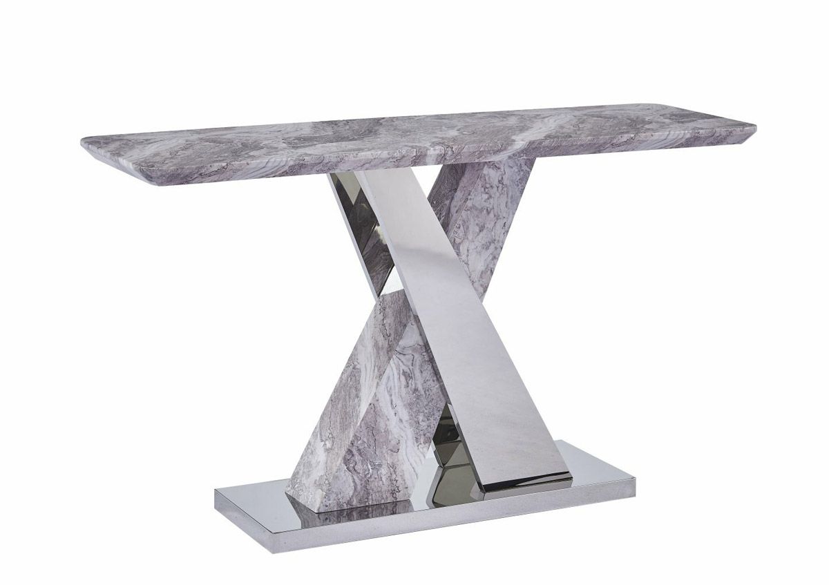 Stanford Faux Marble Sofa Table