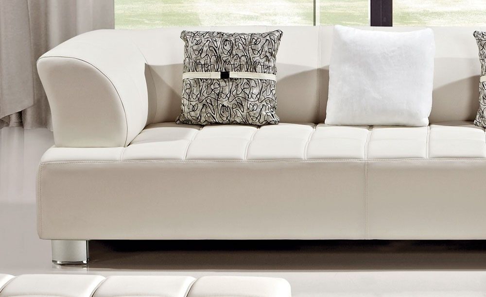 Star Sectional Details,Star Ivory Leather Sectional Right Side,Star Modern Leather Sectional Couch
