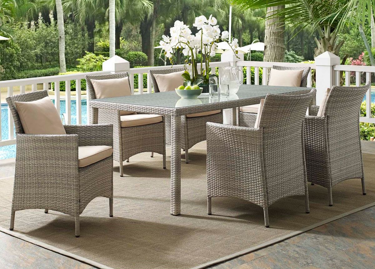 Starlyn Patio 7-Piece Dining Table Set