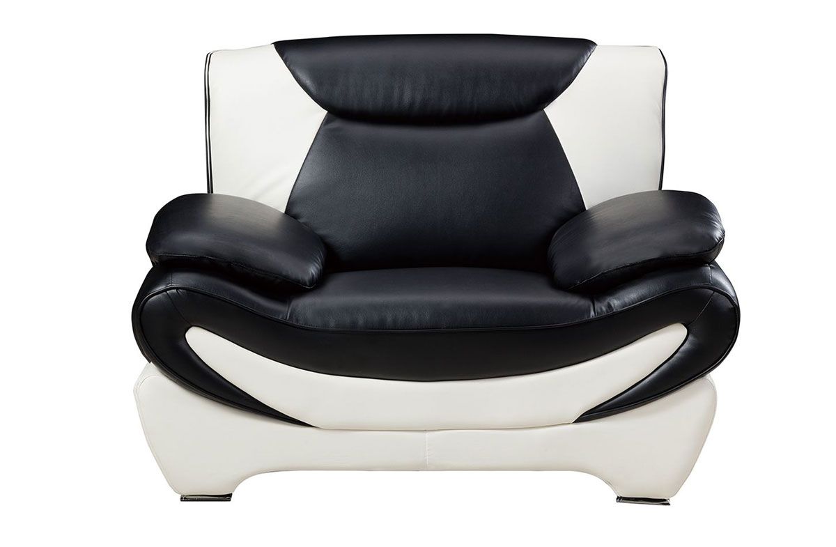 Sterling Modern Style Two Tone Chair