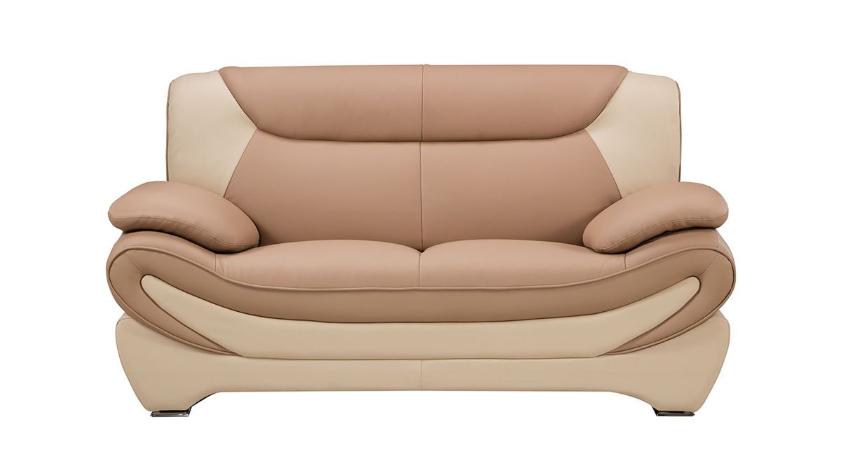 Sterling Modern Leather Love Seat