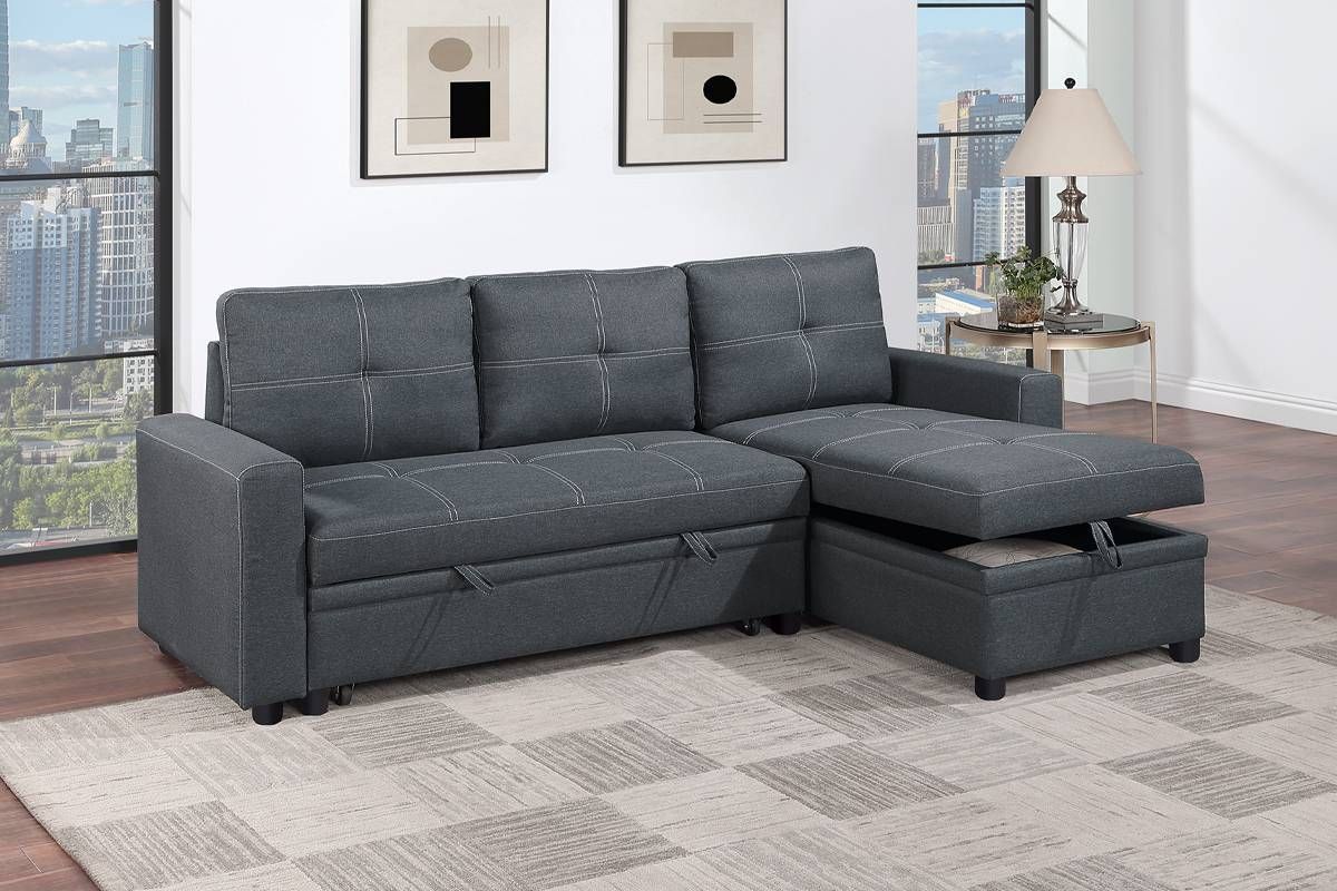 Stockton Sectional Sleeper With Storage