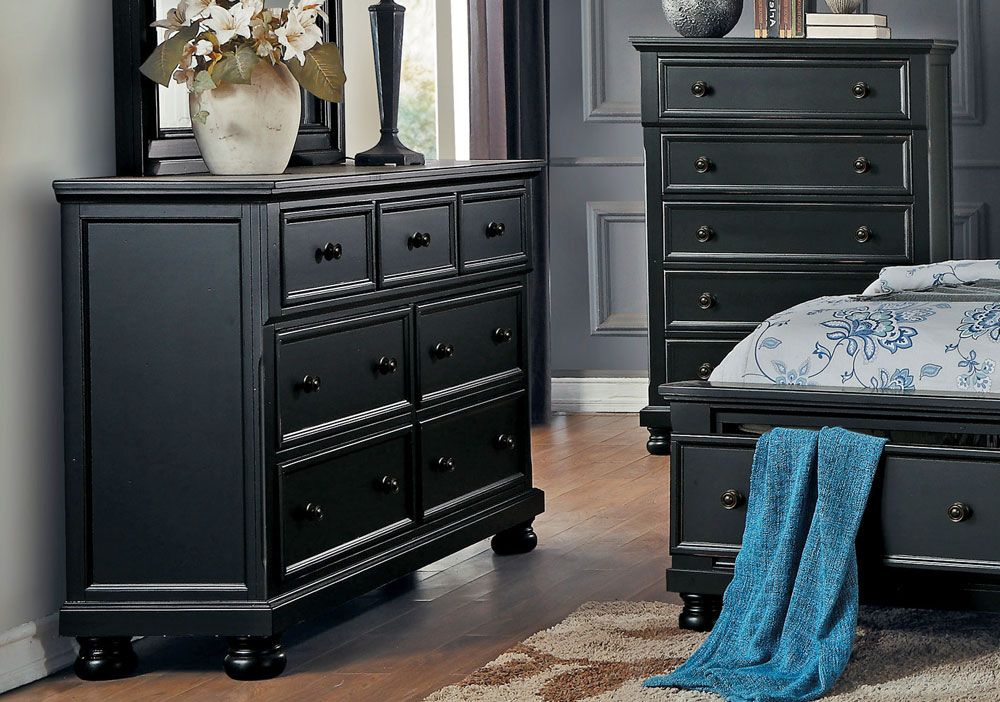 Sylvania Black Finish Dresser