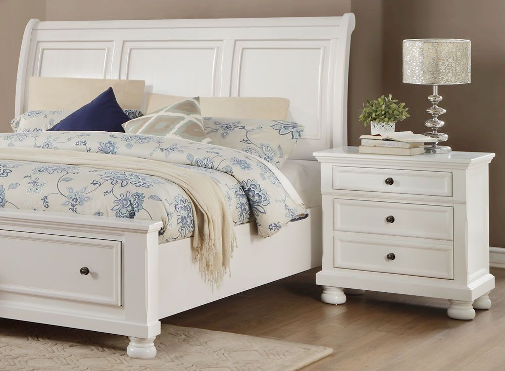 Sylvania White Finish Night Stand