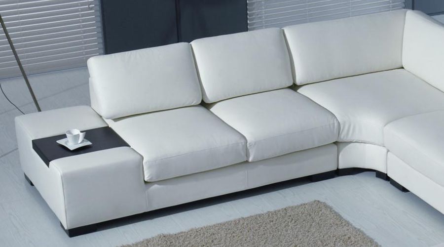 White Color Sectional End Table
