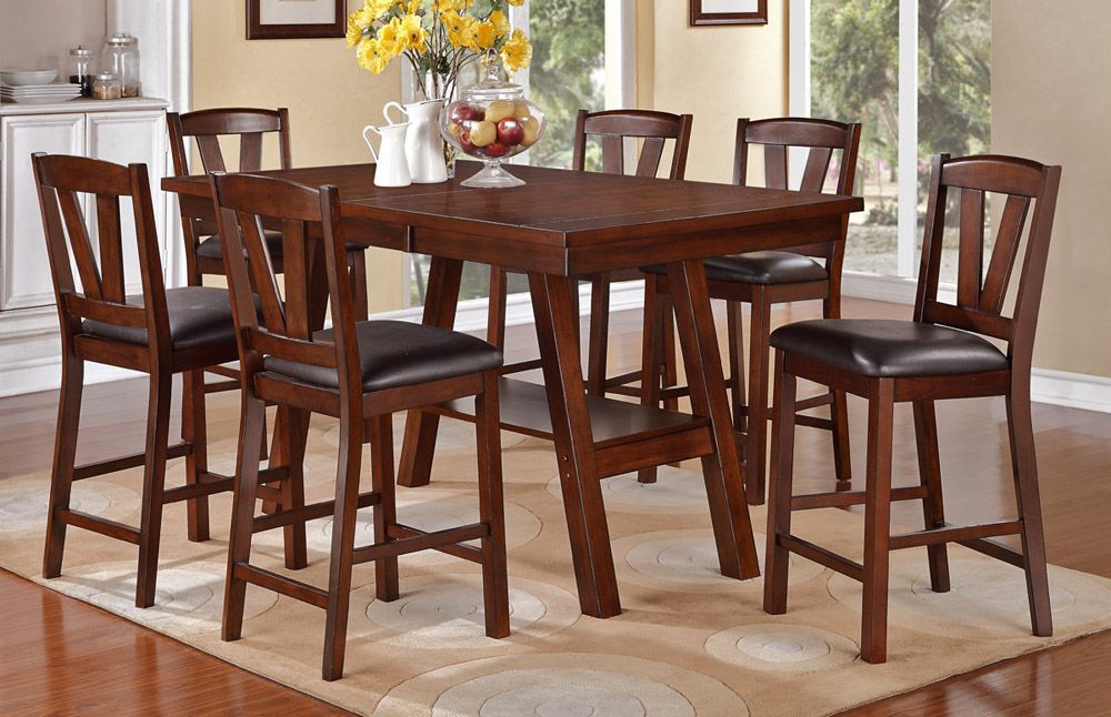 Tabot Classic Pub Table With Chairs,Tabot Classic Pub Table Set