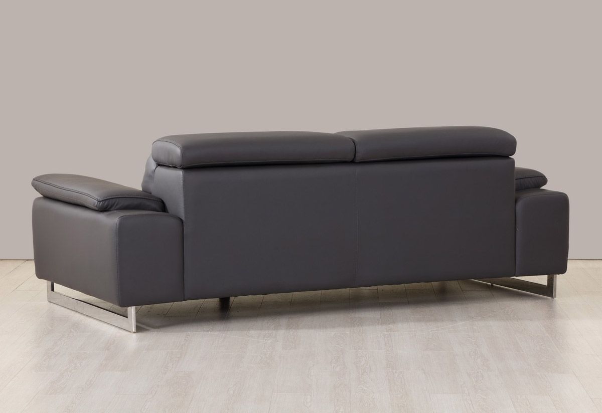 Taranto Dark Grey Sofa Back