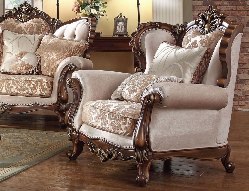 Terraso Traditional Style Arm Chairs