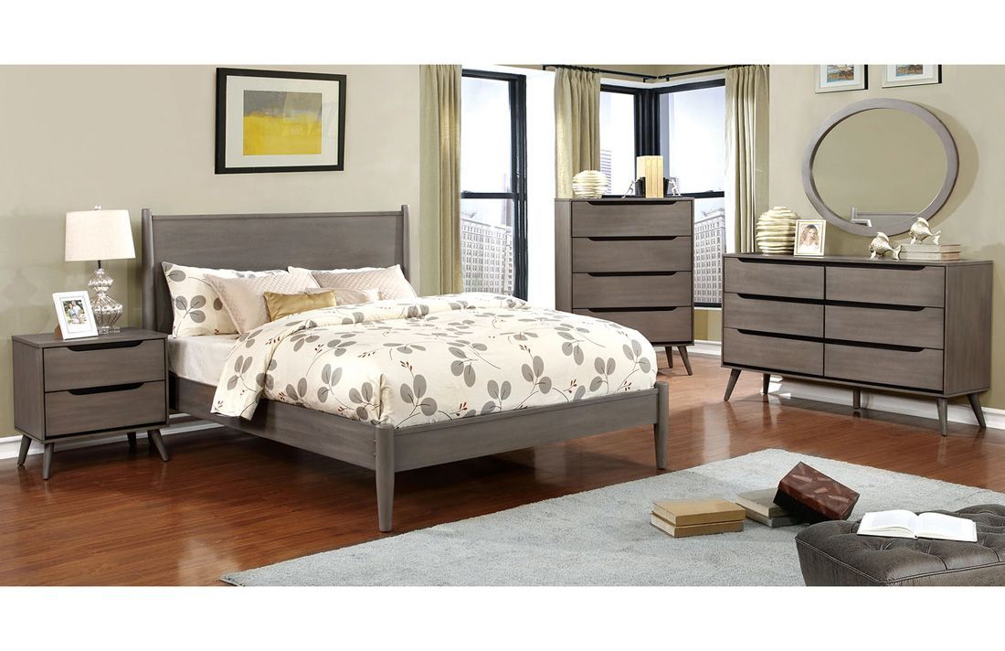 Terris Grey Youth Bedroom Furniture