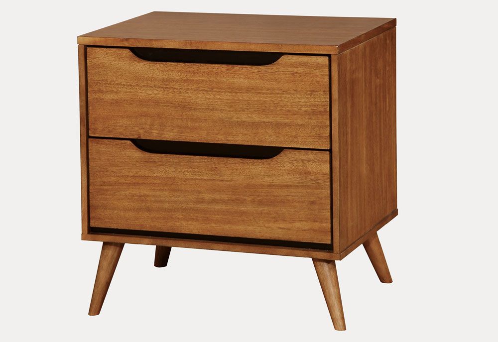 Terris Oak Finish Night Stand