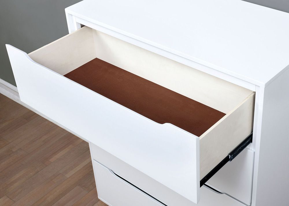 Terris White Chest Drawer