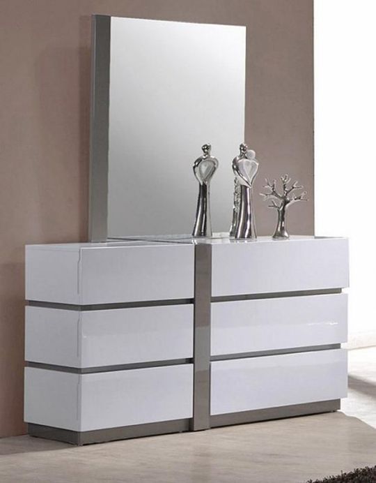 Tokyo Modern Lacquer Finish Dresser Mirror