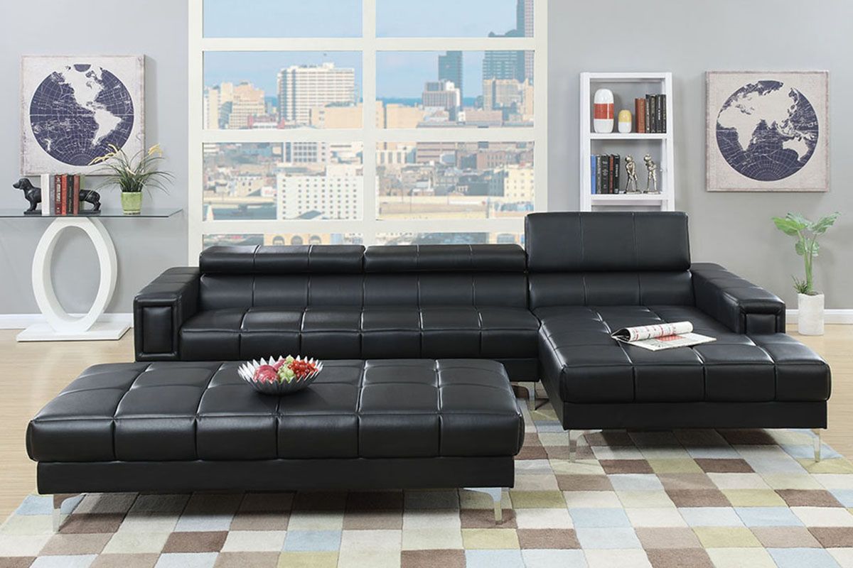 Topaz Sectional With Adjustable Backs