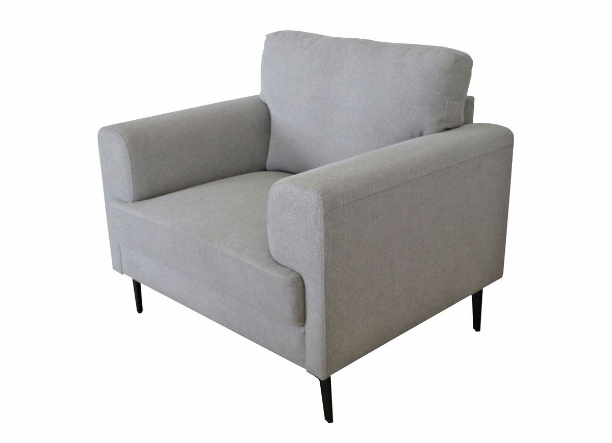 Trasey Modern Chair Light Grey Linen