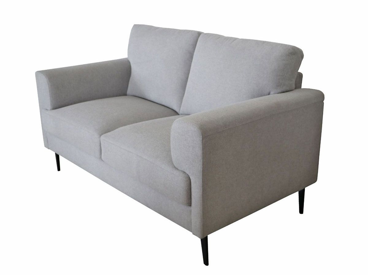 Trasey Modern Loveseat Light Grey Linen