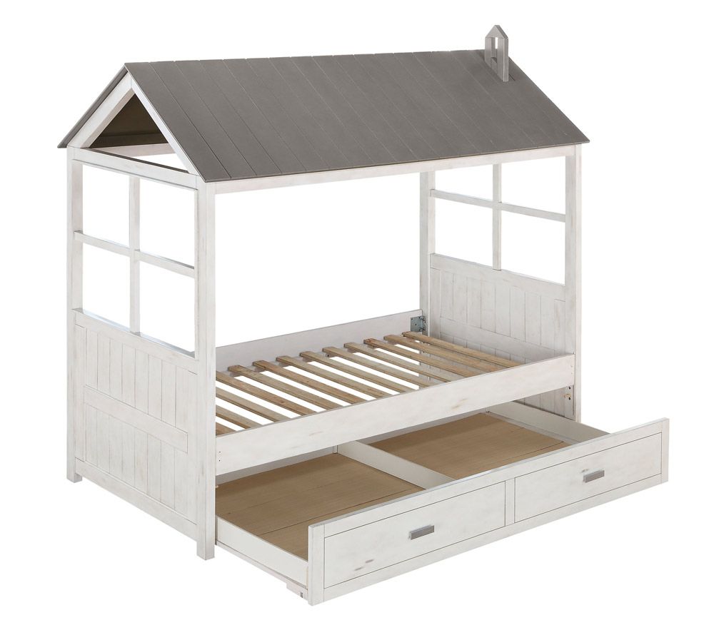 Tree House Twin Size Bed With Trundle