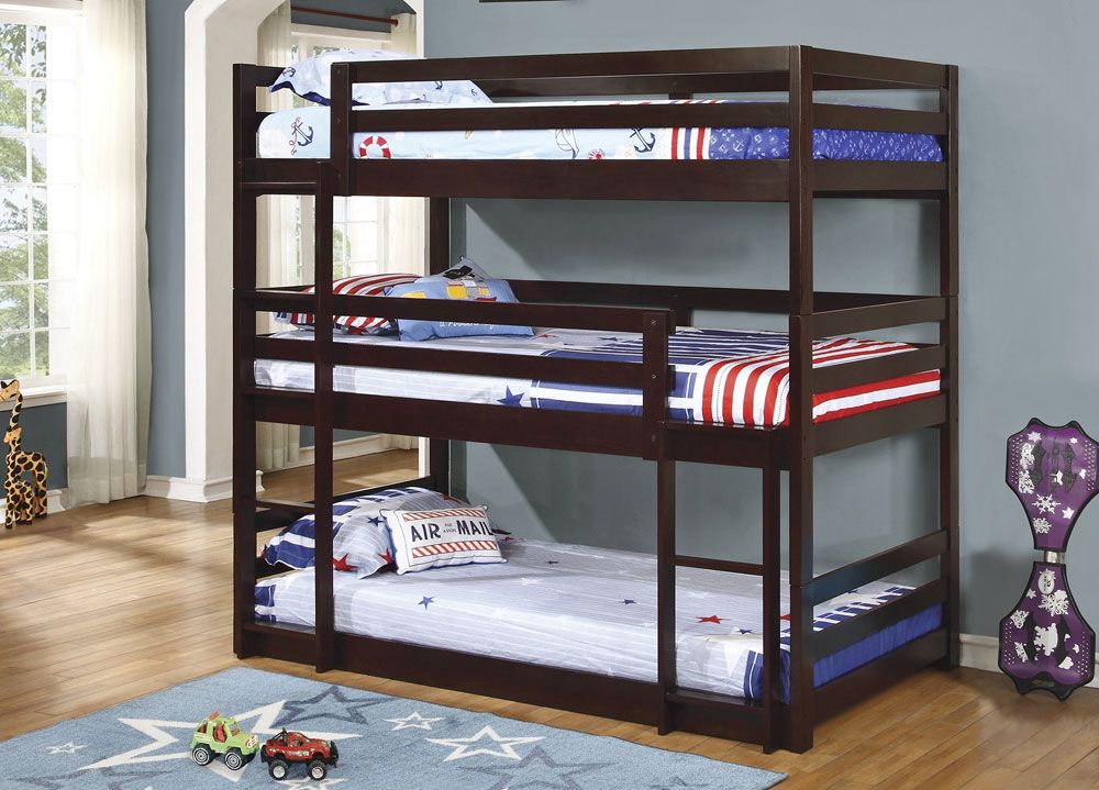 Triple Twin Bunk Bed