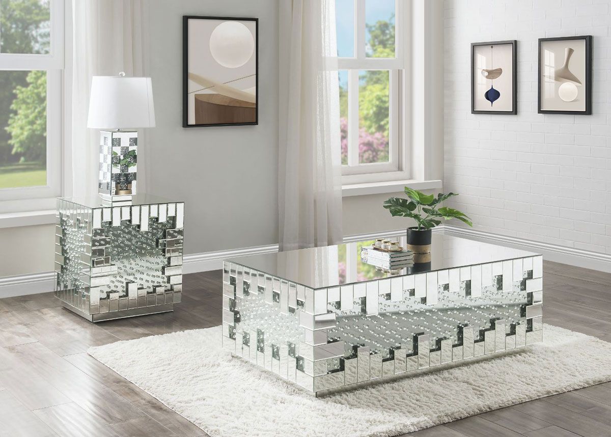 Trofa Mirrored Coffee Table