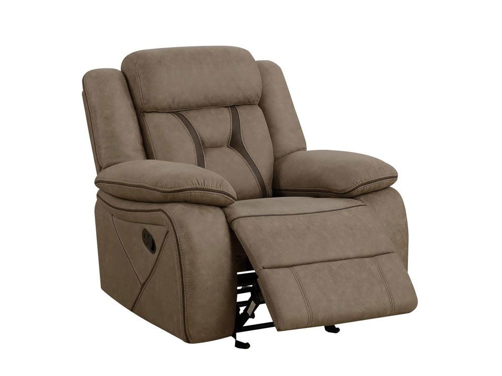 Troy Tan Leather Recliner Chair