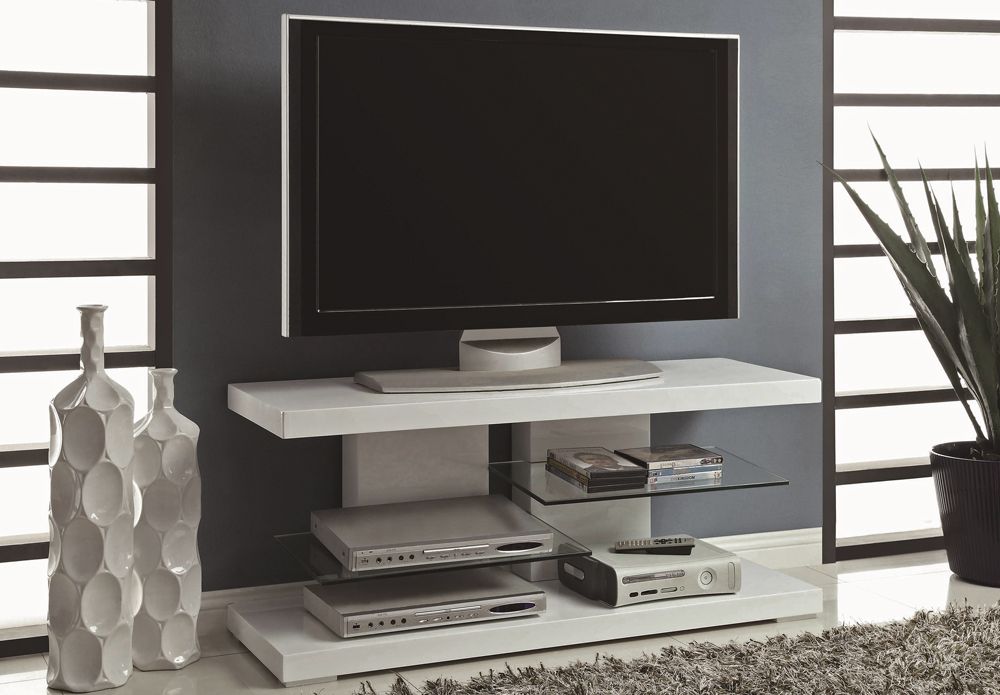 Zeke Modern Lacquer Finish TV Stand