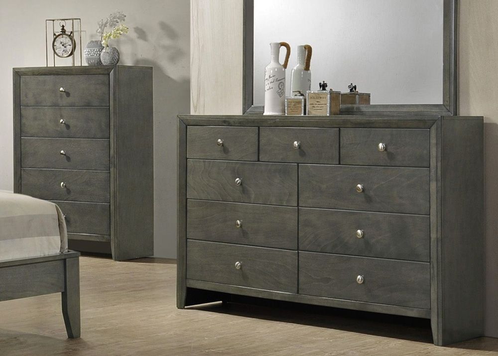 Tyron Gray Finish Dresser