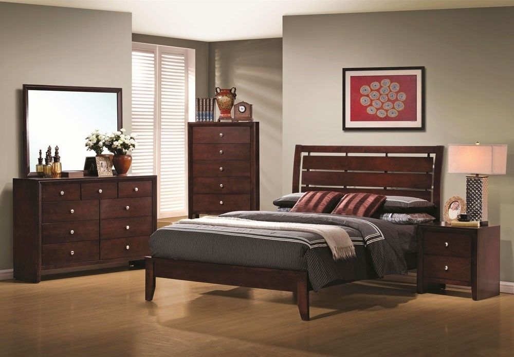 Tyron Merlot Bedroom Furniture