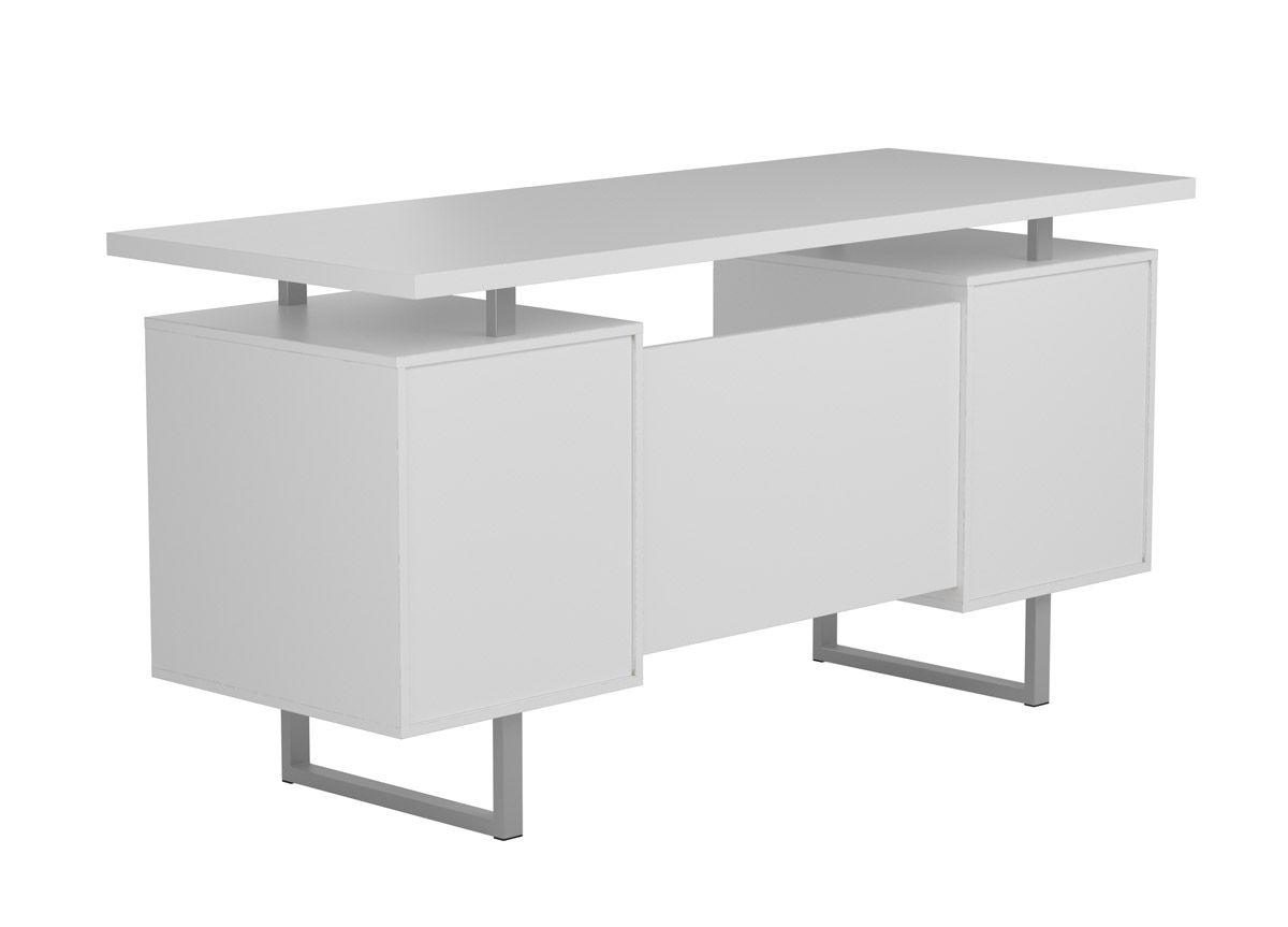 Vagan White Desk Back